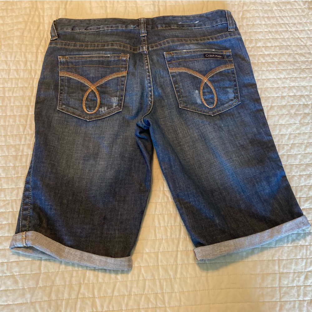 Calvin Klein Sz 12 Bermuda Jeans Shorts